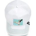 cepice-zaoblena-zadne-zvire-bila-snapback-goorin-bros-pelican-bird-escape-not-into-yoga-great-escape-the-farm-white-hat-the-farm