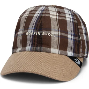 Cap zaoblená brown snapback Goorin Bros. Curved Brim Ask Your Mother Papa Cap Madras The Farm Brown Cap The Farm de Goorin Bros.