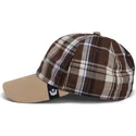 cap-zaoblena-brown-snapback-goorin-bros-curved-brim-ask-your-mother-papa-cap-madras-the-farm-brown-cap-the-farm-de-goorin-bros