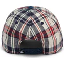 goorin-bros-curved-brim-raised-in-a-barn-papa-cap-madras-the-farm-marineblaue-und-rote-snapback-cap