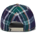 goorin-bros-hardly-working-papa-cap-madras-the-farm-navy-blue-and-brown-snapback
