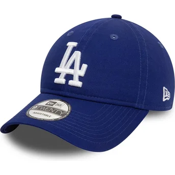 Blaue verstellbare Curved Cap 9TWENTY League Essential der Los Angeles Dodgers MLB von New Era