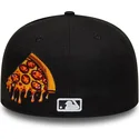 new-era-flat-brim-59fifty-food-icon-windy-city-chicago-white-sox-mlb-black-fitted-cap