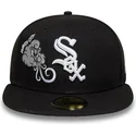 cepice-rovna-cerna-prilehava-59fifty-food-icon-windy-city-chicago-white-sox-mlb-new-era