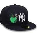 new-era-new-york-yankees-mlb-59fifty-food-icon-navy-fitted-cap