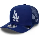 trucker-cap-blau-9seventy-stretch-snap-der-los-angeles-dodgers-mlb-von-new-era