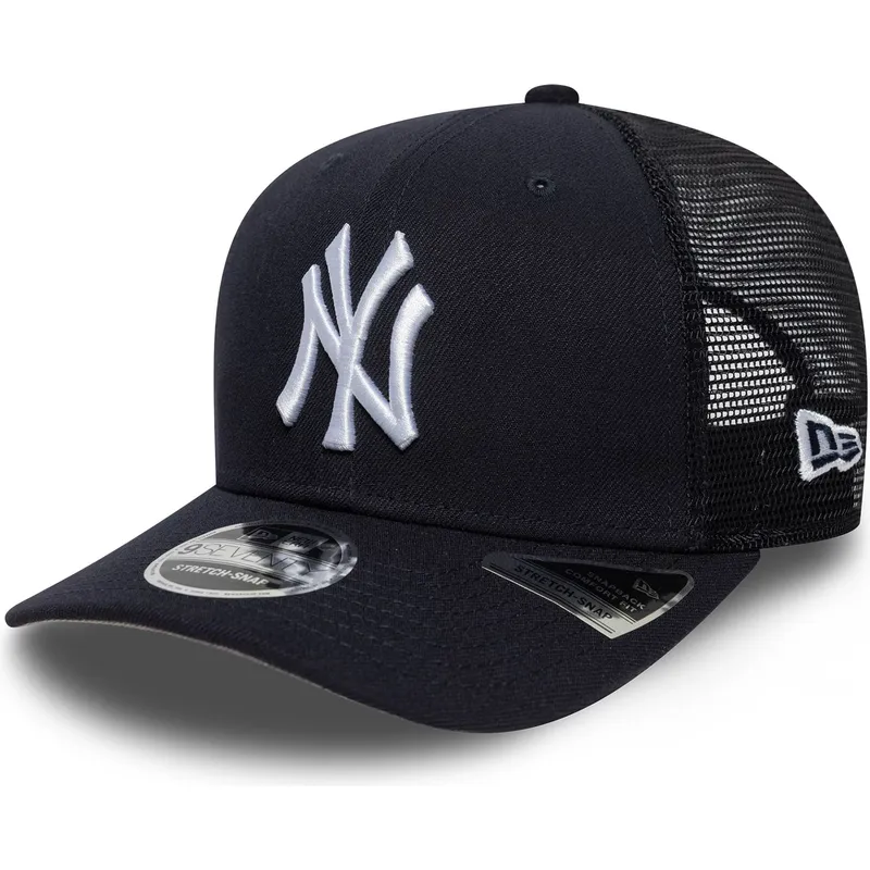 trucker-cap-marineblau-9seventy-stretch-snap-der-new-york-yankees-mlb-von-new-era