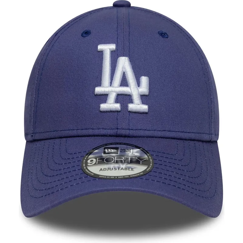 justerbar-lila-kurvkeps-9forty-league-essential-los-angeles-dodgers-mlb-fran-new-era