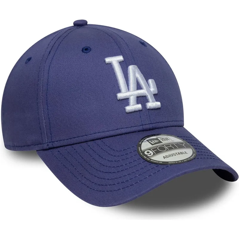 justerbar-lila-kurvkeps-9forty-league-essential-los-angeles-dodgers-mlb-fran-new-era