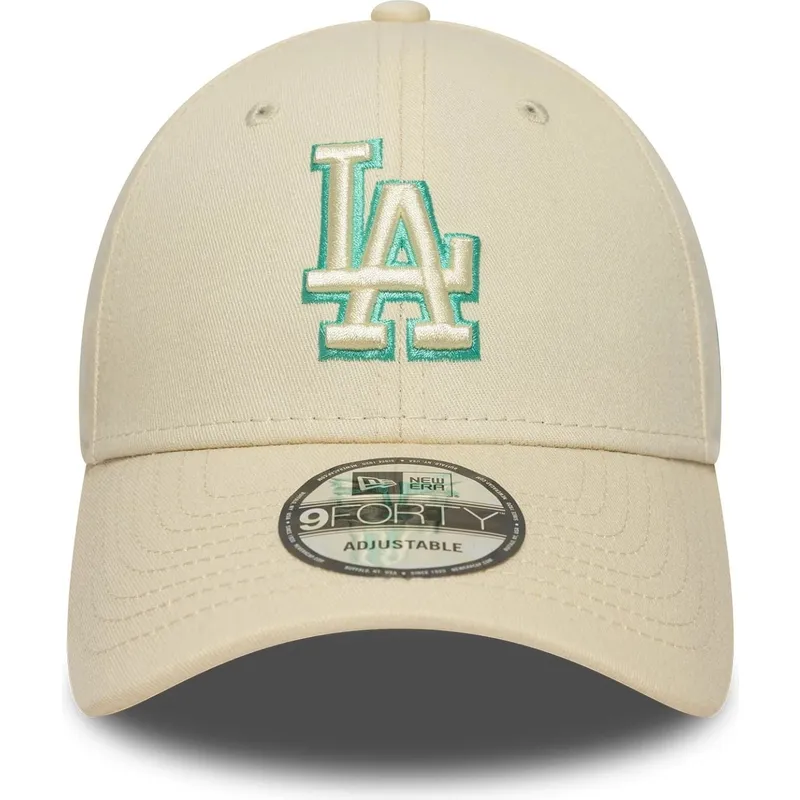 cepice-zaoblena-bezova-nastavitelny-9forty-team-outline-los-angeles-dodgers-mlb-new-era