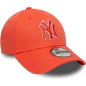 cepice-zaoblena-oranzova-nastavitelny-9forty-team-outline-new-york-yankees-mlb-new-era