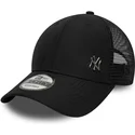 verstellbare-schwarze-trucker-kappe-9forty-flawless-der-new-york-yankees-mlb-von-new-era