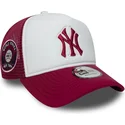 gorra-trucker-blanca-y-roja-con-logo-rojo-e-frame-world-series-de-new-york-yankees-mlb-de-new-era