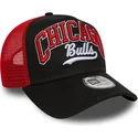 schwarze-und-rote-trucker-cap-e-frame-script-der-chicago-bulls-nba-von-new-era
