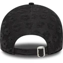 new-era-new-york-yankees-mlb-9forty-floral-towelling-verstellbare-damen-kappe-mit-gebogenem-schirm-in-schwarz