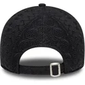 schwarze-verstellbare-damen-cap-mit-gebogenem-schirm-und-schwarzem-9twenty-new-york-yankees-mlb-logo-von-new-era