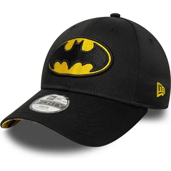 Gorra curva negra ajustable para niño 9FORTY All Over...