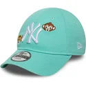 verstellbare-grune-kinderkappe-9forty-animal-icon-der-new-york-yankees-mlb-von-new-era