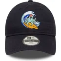 new-era-9twenty-surf-crew-verstellbare-kinderkappe-mit-gebogenem-schirm-in-marineblau