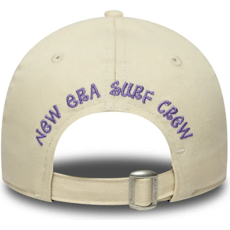 beige-justerbar-bojd-keps-for-barn-9twenty-surf-crew-fran-new-era