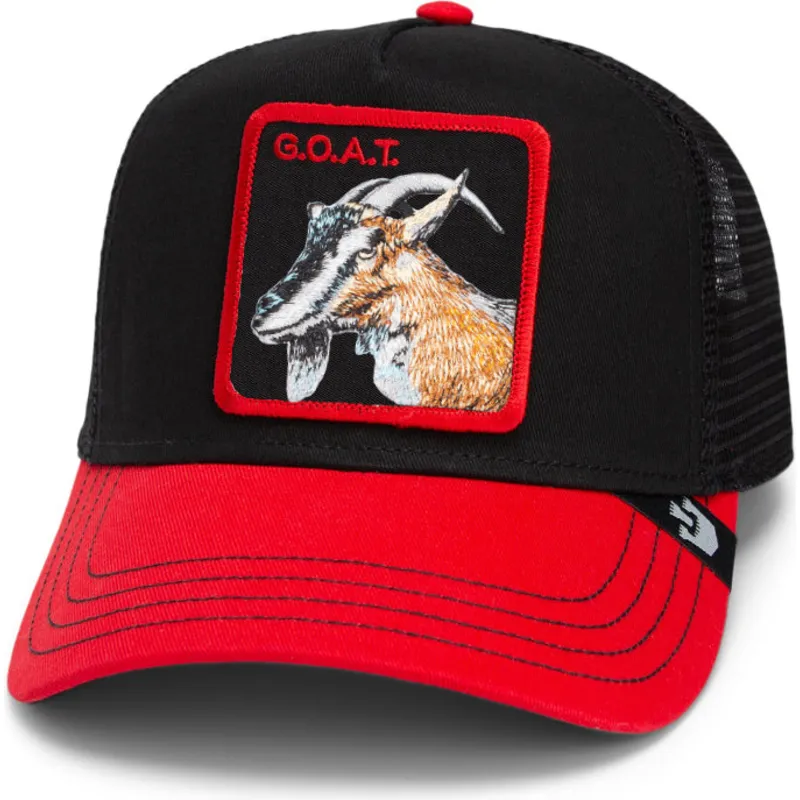 trucker-cap-schwarz-und-rot-ziege-the-goat-steer-fab-farm-von-goorin-bros