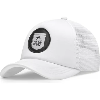 Čepice zaoblená bílá snapback Classic Oblack