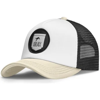 Čepice zaoblená béžová snapback Classic Oblack
