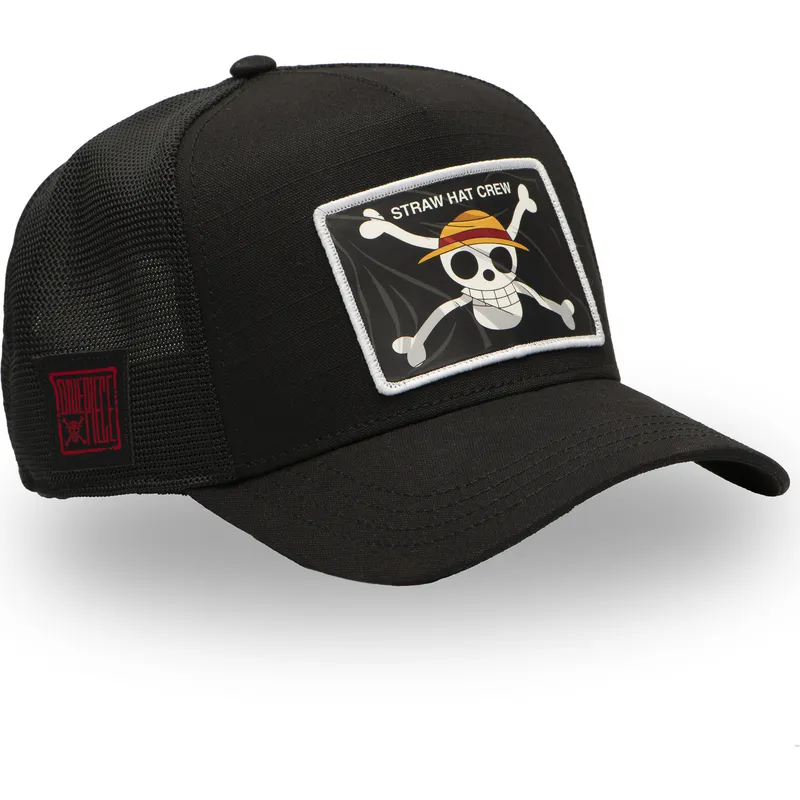 cepice-zaoblena-cerna-snapback-op5-fla-slamaci-one-piece-capslab cepice-zaoblena-cerna-snapback-op5-fla-slamaci-one-piece-capslab