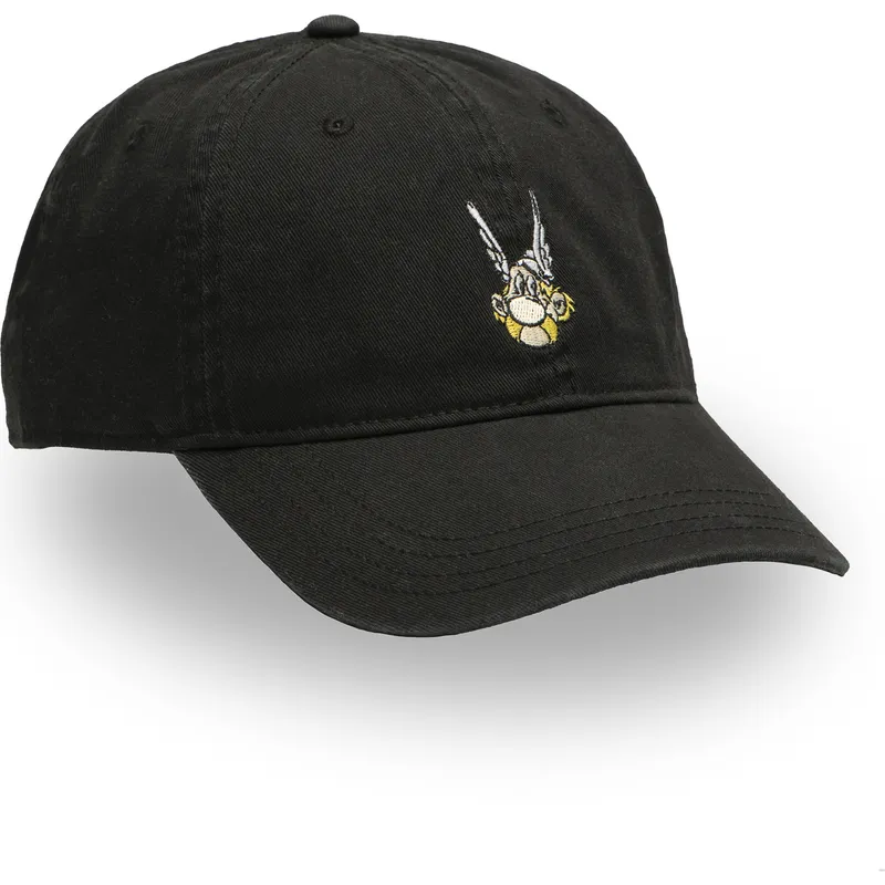 cap-zaoblena-black-adjustable-strap-asterix-asterix-the-gaul-capslab cap-zaoblena-black-adjustable-strap-asterix-asterix-the-gaul-capslab