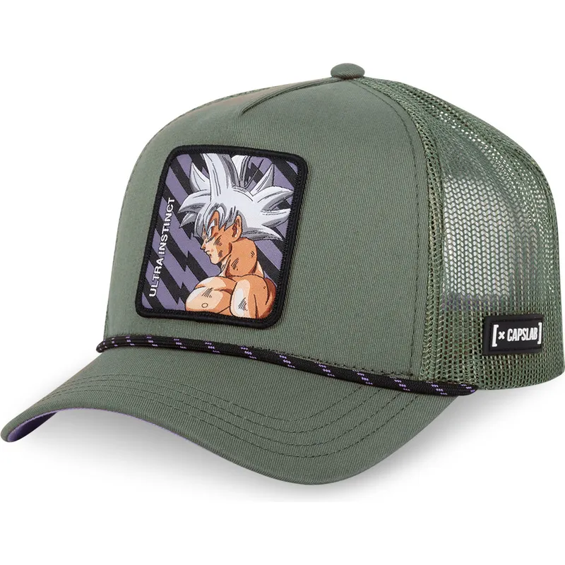 cepice-zaoblena-zadne-zvire-zelena-snapback-son-goku-ultra-instinct-dbs6-ult-dragon-ball-son-goku-dragon-ball-capslab