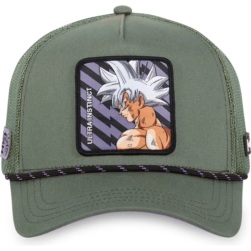 cepice-zaoblena-zadne-zvire-zelena-snapback-son-goku-ultra-instinct-dbs6-ult-dragon-ball-son-goku-dragon-ball-capslab