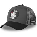 grau-trucker-kappe-bugs-bunny-loo11-bug-looney-tunes-von-capslab