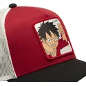 capslab-monkey-d-luffy-op5-red-one-piece-red-white-and-black-trucker-hat