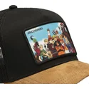 capslab-jinchuriki-jin-naruto-black-and-brown-trucker-hat