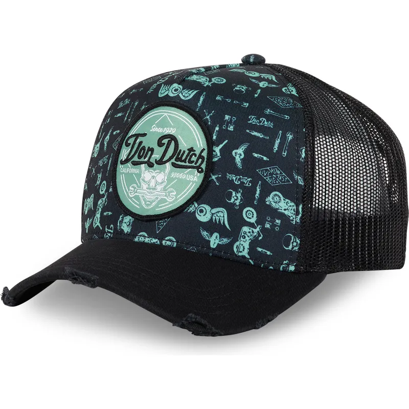 cepice-zaoblena-modra-snapback-print04-von-dutch