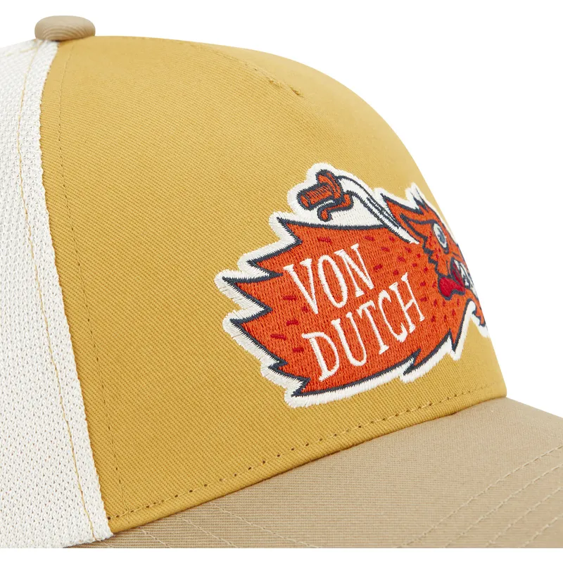 trucker-cap-braun-und-weiss-wild05-von-von-dutch
