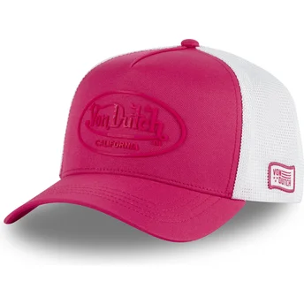 Καπέλο trucker ροζ και λευκό FLUO01 από Von Dutch