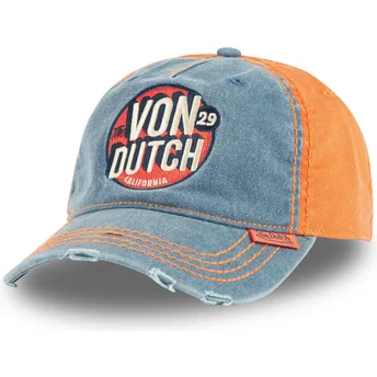 Čepice zaoblená modrá nastavitelný RETRO02 Von Dutch