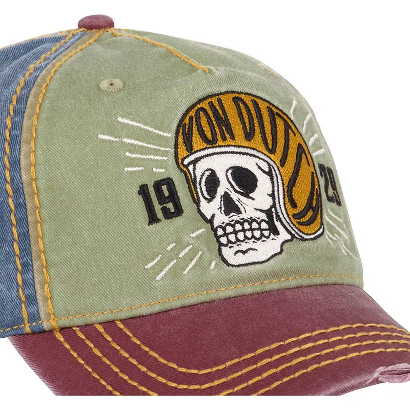mehrfarbige-verstellbare-curved-cap-retro03-von-von-dutch