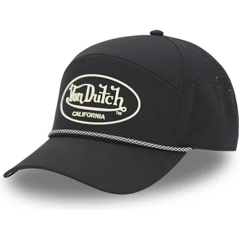 Schwarze verstellbare Curved Cap CORD04 von Von Dutch