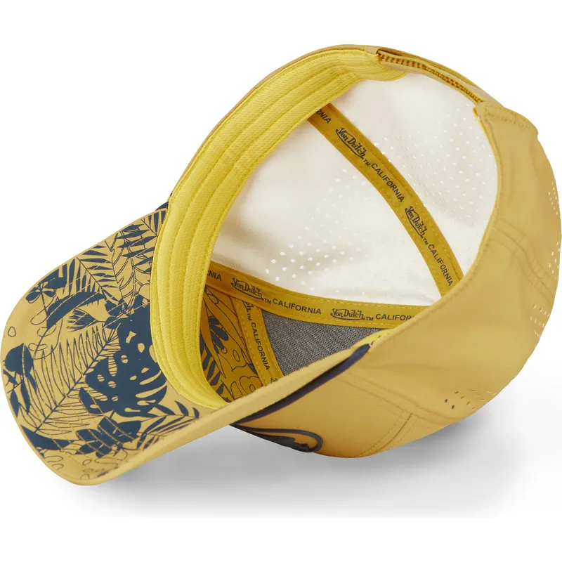 gelbe-verstellbare-curved-cap-cord05-von-von-dutch