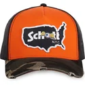 cepice-zaoblena-zadne-zvire-oranzova-snapback-camoo-von-dutch