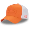 von-dutch-fluo04-orange-and-white-trucker-hat