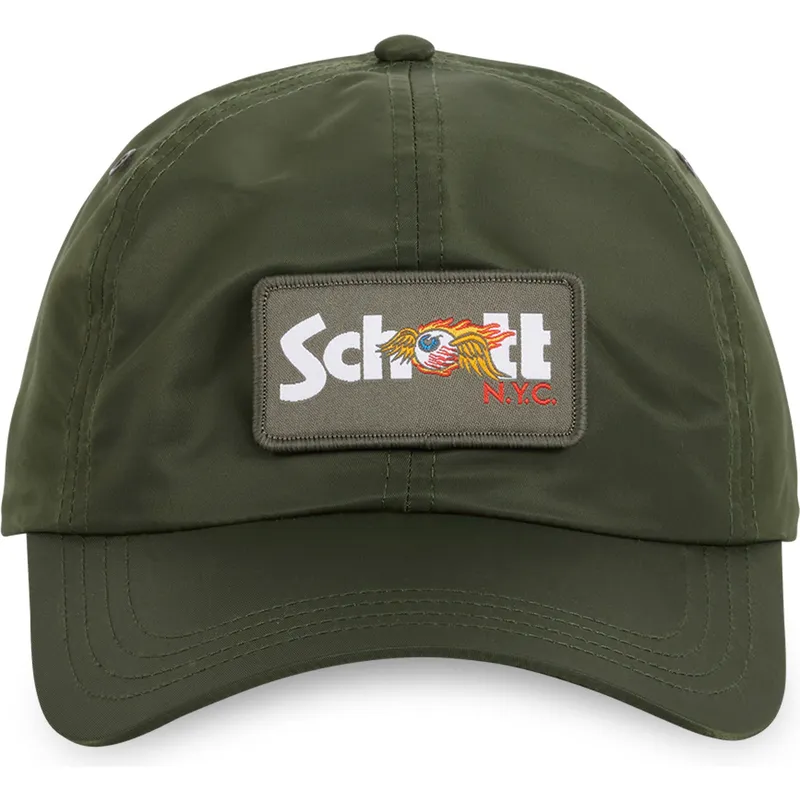 grune-verstellbare-curved-cap-jet-k-von-von-dutch-x-schott-nyc