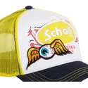 gorra-trucker-blanca-amarilla-y-negra-patch-de-von-dutch-x-schott-nyc