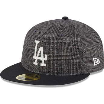 Čepice rovná černá přiléhavá 59FIFTY Day Retro Crown Los Angeles Dodgers MLB New Era