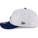 weisse-und-blaue-59fifty-day-low-profile-fitted-cap-der-los-angeles-dodgers-mlb-von-new-era