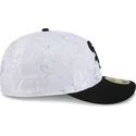 weisse-und-schwarze-59fifty-day-low-profile-fitted-cap-der-chicago-white-sox-mlb-von-new-era