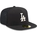 schwarze-59fifty-day-a-frame-fitted-cap-der-los-angeles-dodgers-mlb-von-new-era