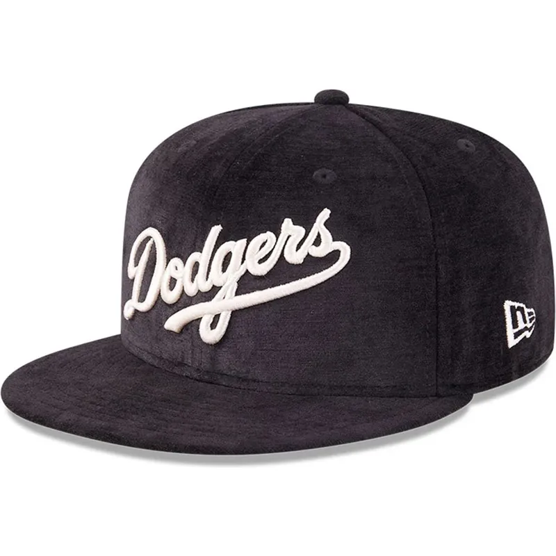 svart-justerbar-flat-keps-59fifty-los-angeles-dodgers-mlb-day-fran-new-era